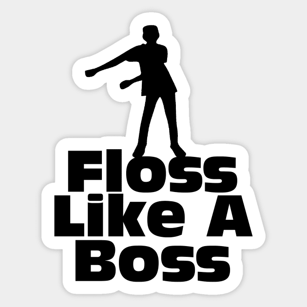 Floss Like A Boss Sticker by mikepod